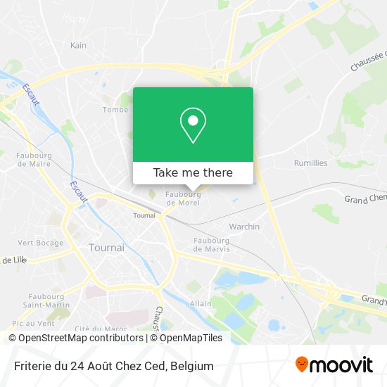 Friterie du 24 Août Chez Ced plan