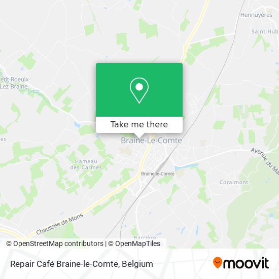 Repair Café Braine-le-Comte map