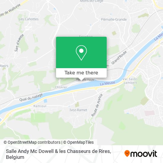 Salle Andy Mc Dowell & les Chasseurs de Rires map