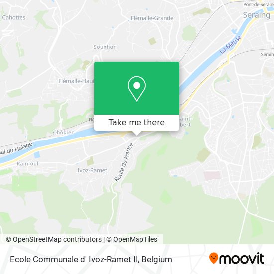 Ecole Communale d' Ivoz-Ramet II map