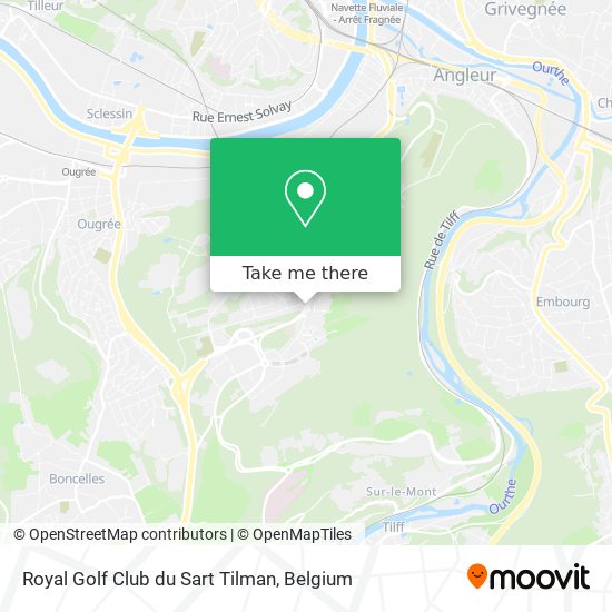 Royal Golf Club du Sart Tilman map