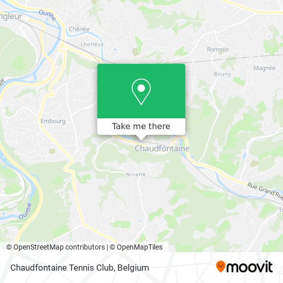 Chaudfontaine Tennis Club map