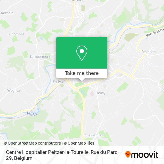 Centre Hospitalier Peltzer-la-Tourelle, Rue du Parc, 29 map