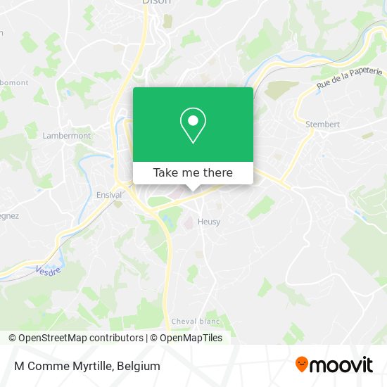 M Comme Myrtille map