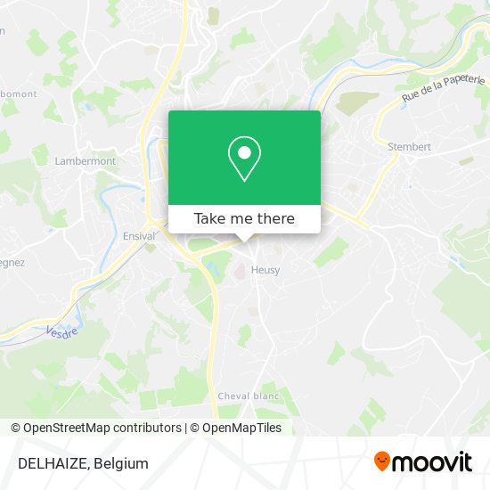 DELHAIZE map