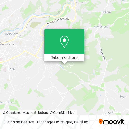 Delphine Beauve - Massage Holistique map