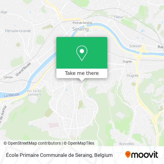 École Primaire Communale de Seraing plan
