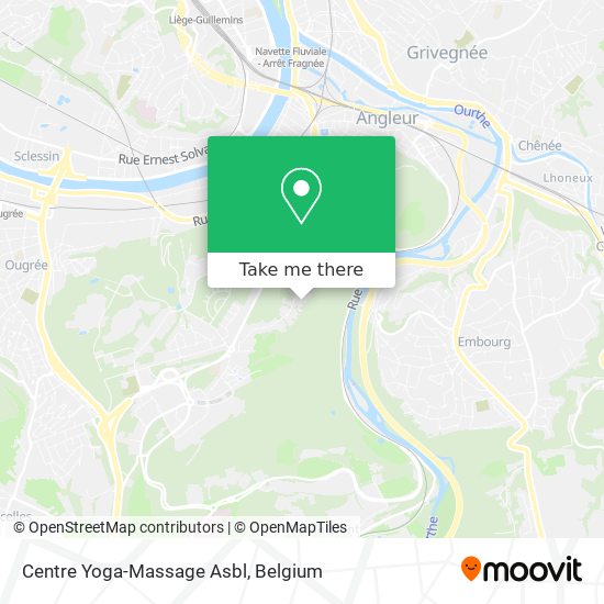 Centre Yoga-Massage Asbl map