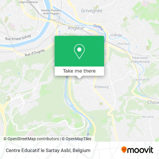 Centre Educatif le Sartay Asbl map