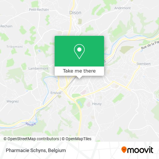 Pharmacie Schyns plan