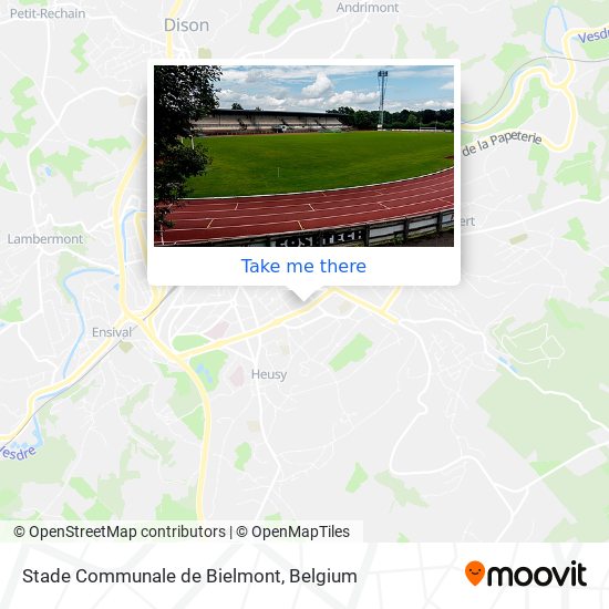 Stade Communale de Bielmont map