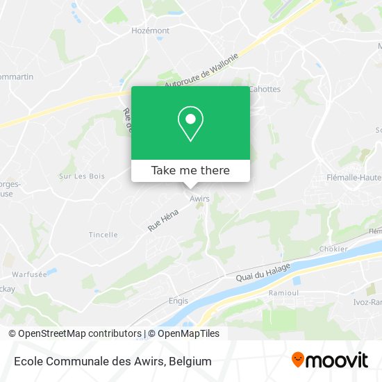 Ecole Communale des Awirs map