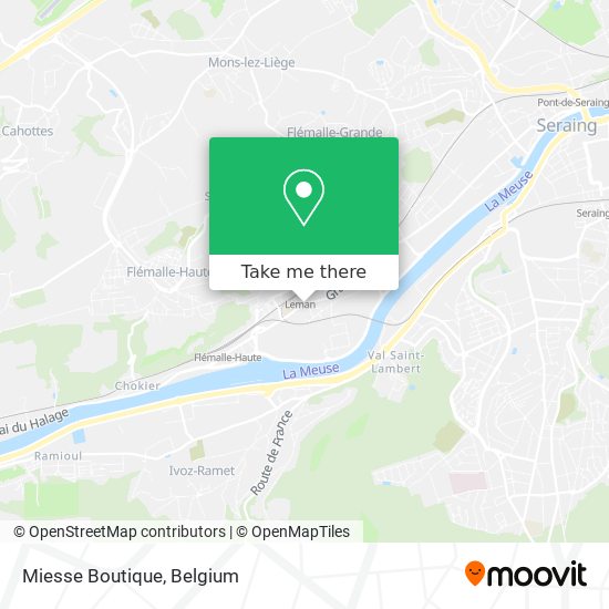 Miesse Boutique map