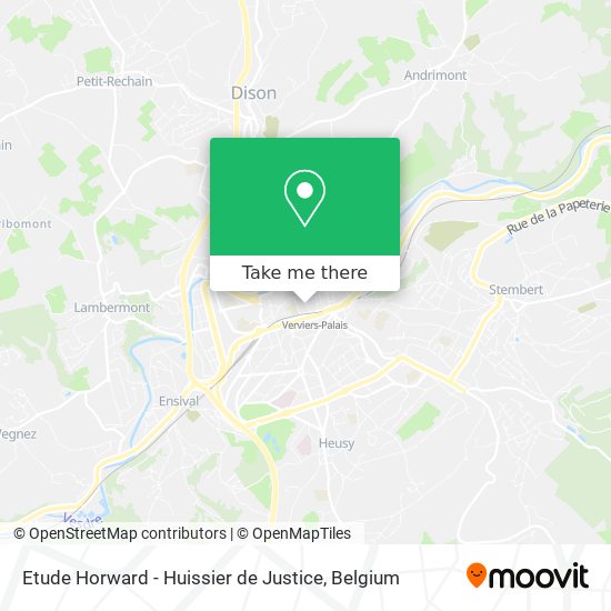 Etude Horward - Huissier de Justice map