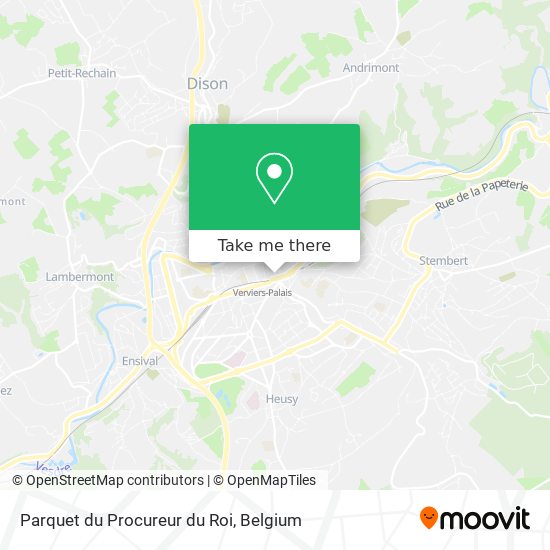Parquet du Procureur du Roi map
