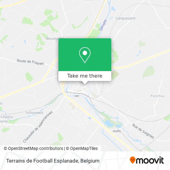 Terrains de Football Esplanade plan