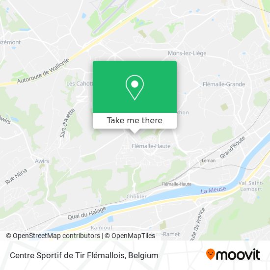 Centre Sportif de Tir Flémallois map