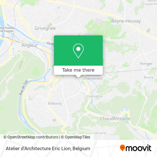 Atelier d'Architecture Eric Lion map