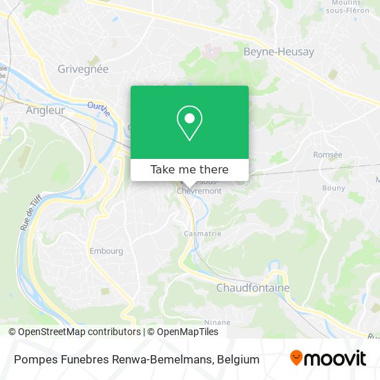 Pompes Funebres Renwa-Bemelmans map