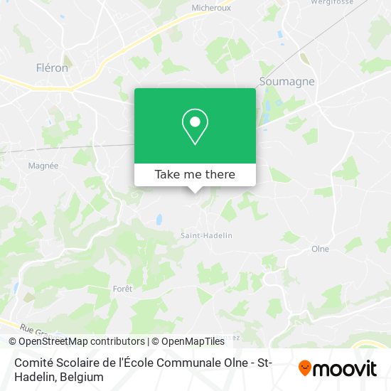 Comité Scolaire de l'École Communale Olne - St-Hadelin map