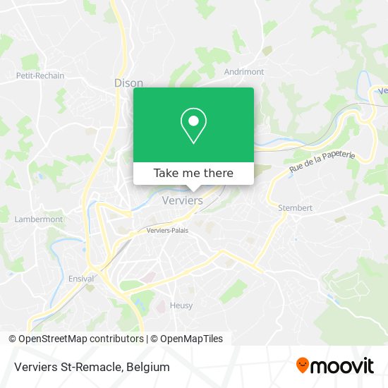 Verviers St-Remacle map