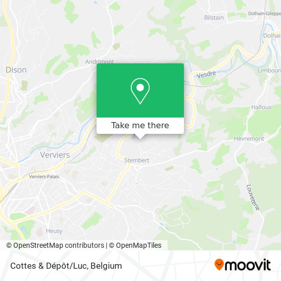 Cottes & Dépôt/Luc map