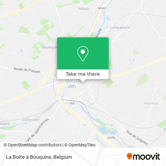 La Boîte à Bouquins map