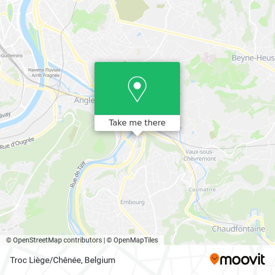 Troc Liège/Chênée plan