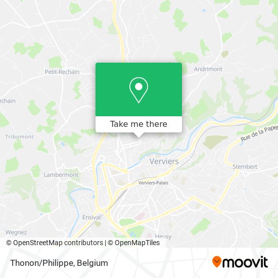 Thonon/Philippe map