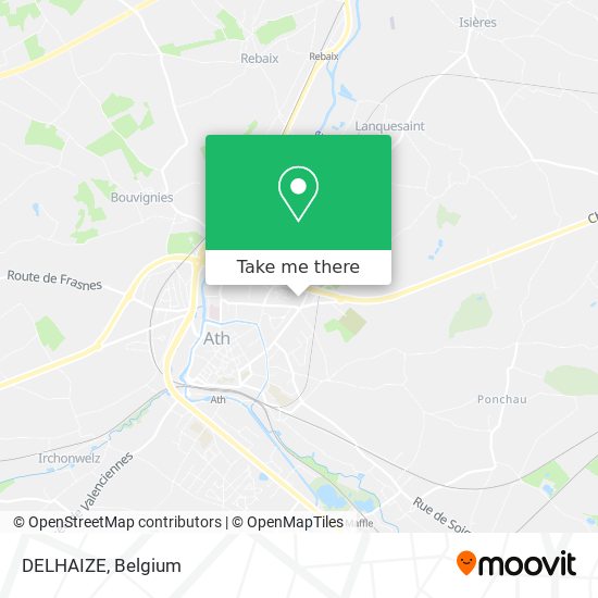 DELHAIZE map