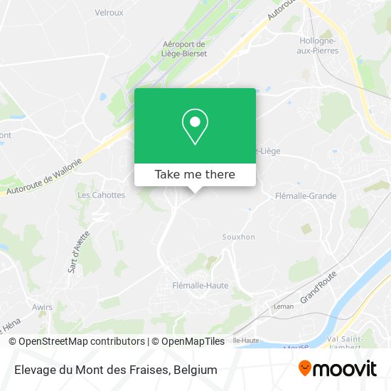 Elevage du Mont des Fraises map