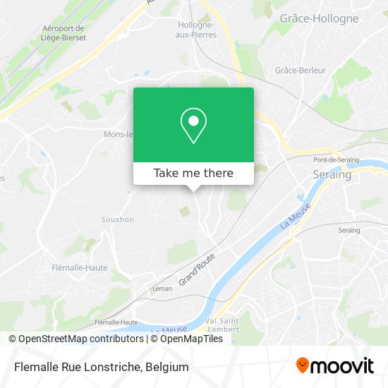 Flemalle Rue Lonstriche map
