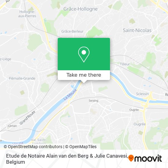 Etude de Notaire Alain van den Berg & Julie Canavesi map