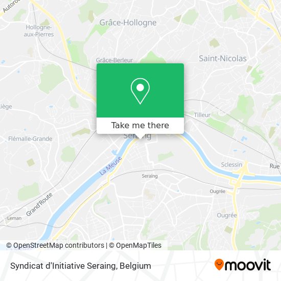 Syndicat d'Initiative Seraing map