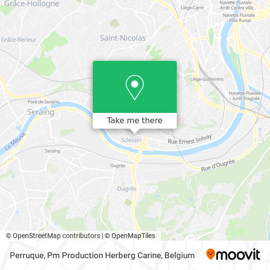 Perruque, Pm Production Herberg Carine map