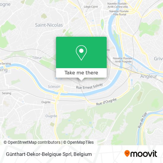 Günthart-Dekor-Belgique Sprl map