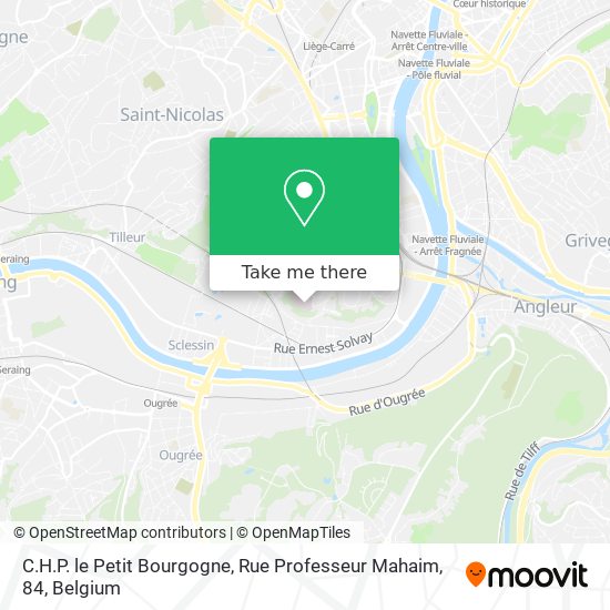 C.H.P. le Petit Bourgogne, Rue Professeur Mahaim, 84 map