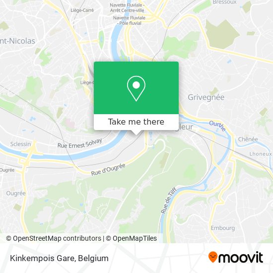 Kinkempois Gare map