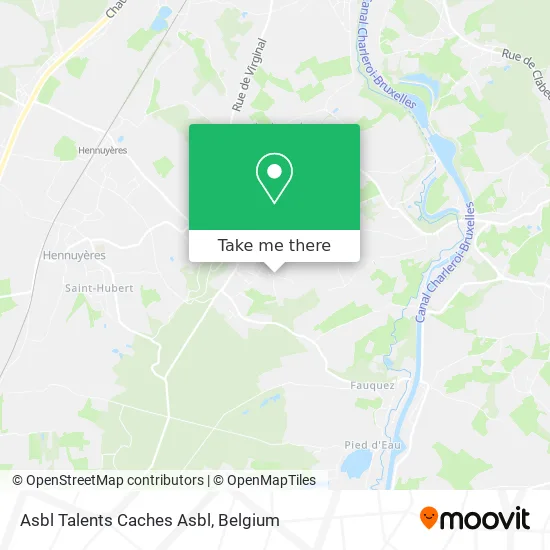 Asbl Talents Caches Asbl map