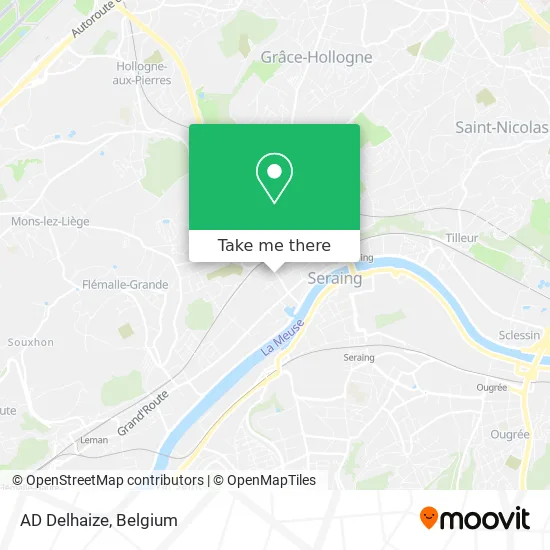 AD Delhaize map