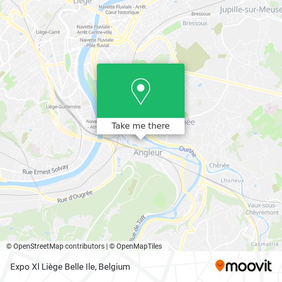 Expo Xl Liège Belle Ile map
