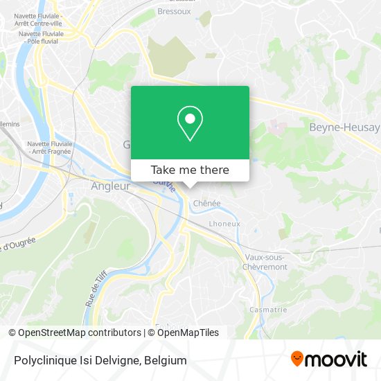 Polyclinique Isi Delvigne map