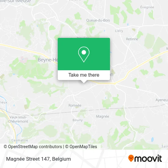 Magnée Street 147 map