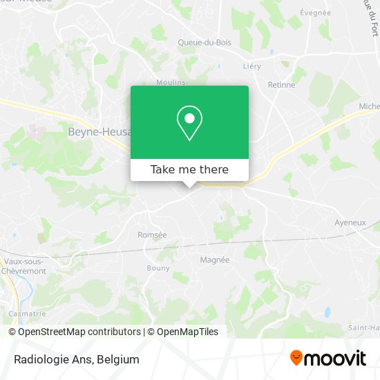 Radiologie Ans map