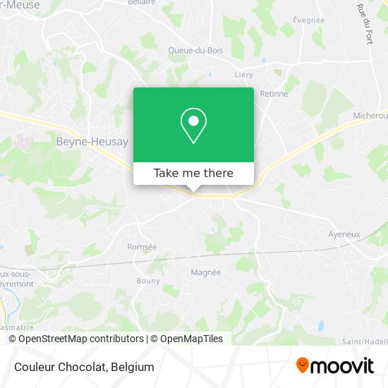 Couleur Chocolat map