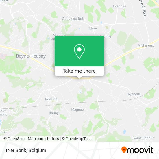 ING Bank map