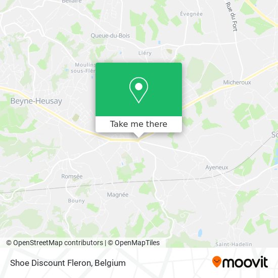 Shoe Discount Fleron map