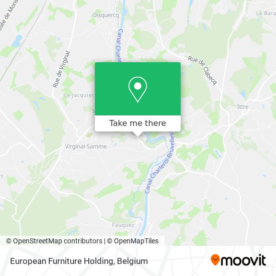 European Furniture Holding map