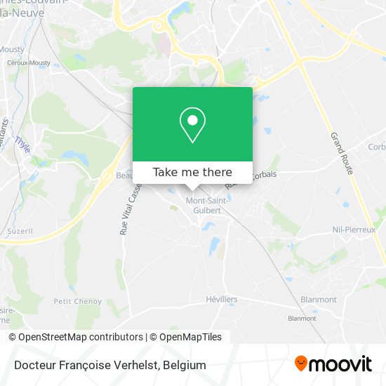Docteur Françoise Verhelst map