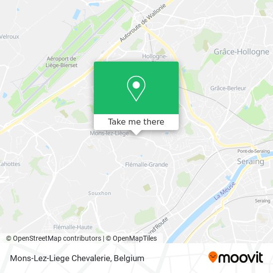 Mons-Lez-Liege Chevalerie map